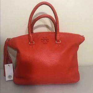 Tory Burch Tiger Lily Taylor Satchel
